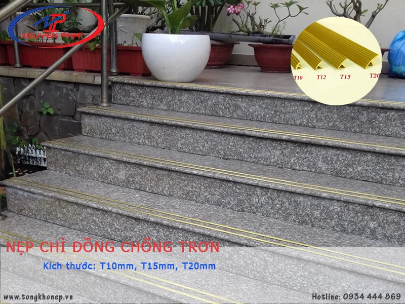 Nhu cầu sử dụng nẹp cầu thang chống trơn tại Thanh Hoá